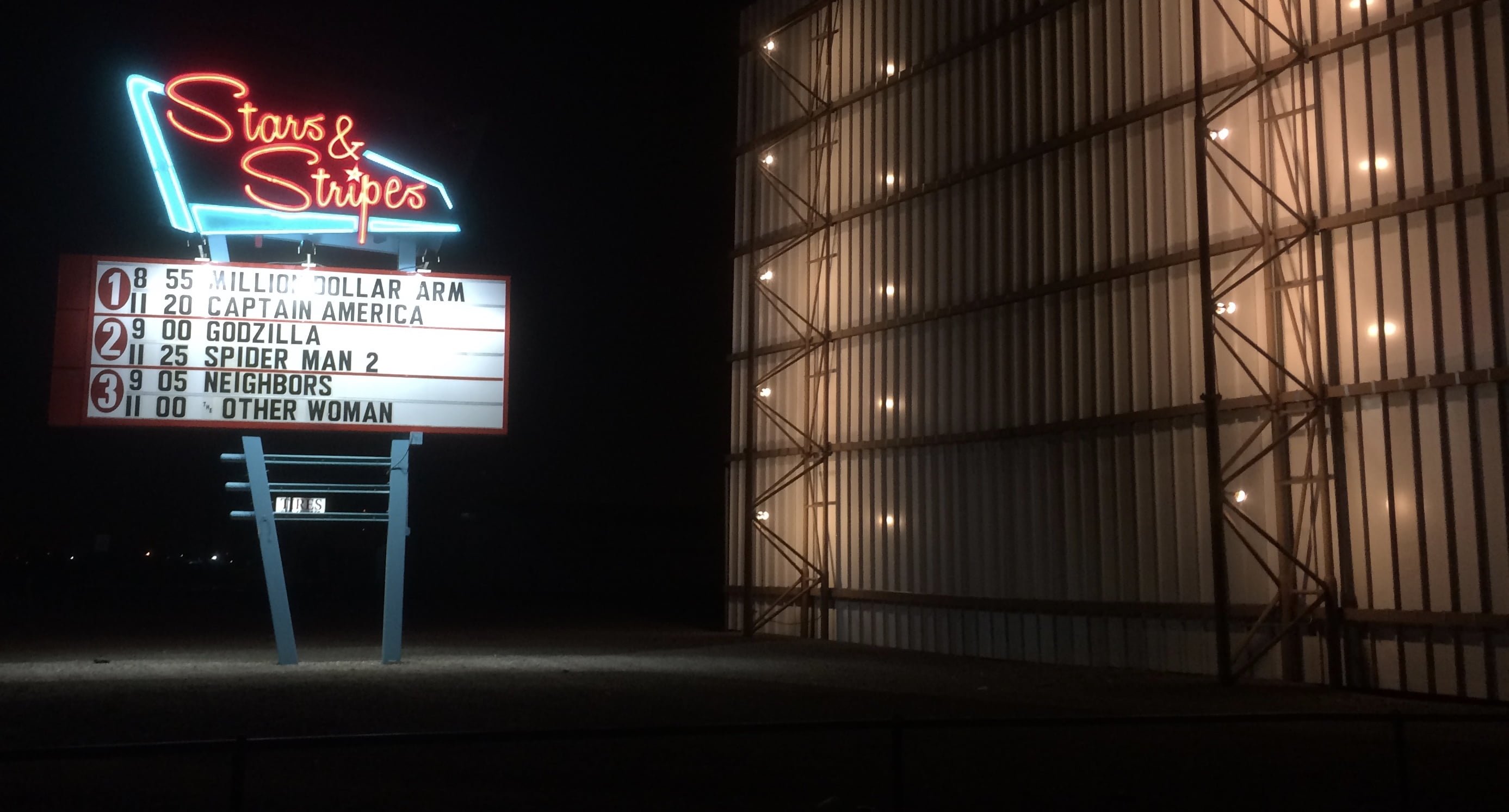 stars and stripes drive in showtimes