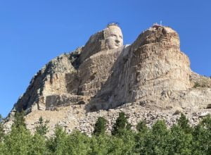 The Crazy Horse Memorial is nearby and a must visit.