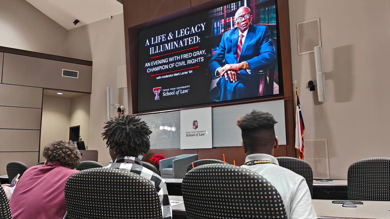 Fred Gray, who fought for civil rights alongside Martin Luther King and Rosa Parks, honored by Texas Tech School of Law