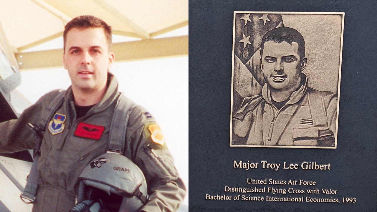 Major Troy Lee 'Trojan' Gilbert honored at Texas Tech Memorial Circle