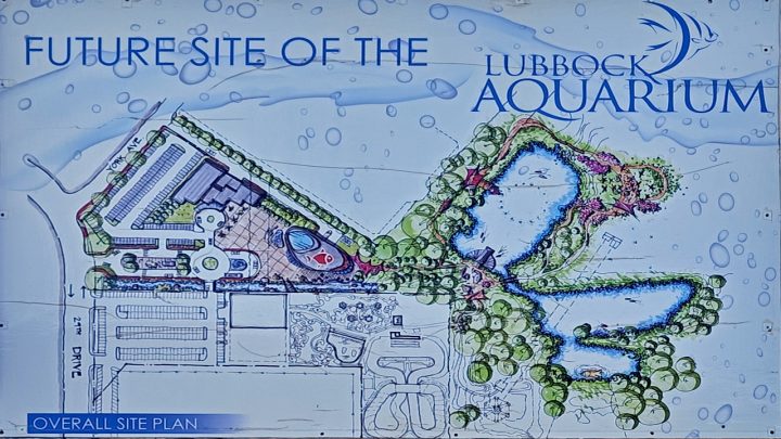 Concept image of the future site, proposed Lubbock Aquarium