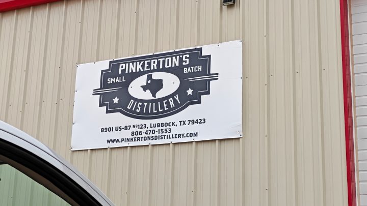 Pinkerton's Distillery near Lubbock, Texas