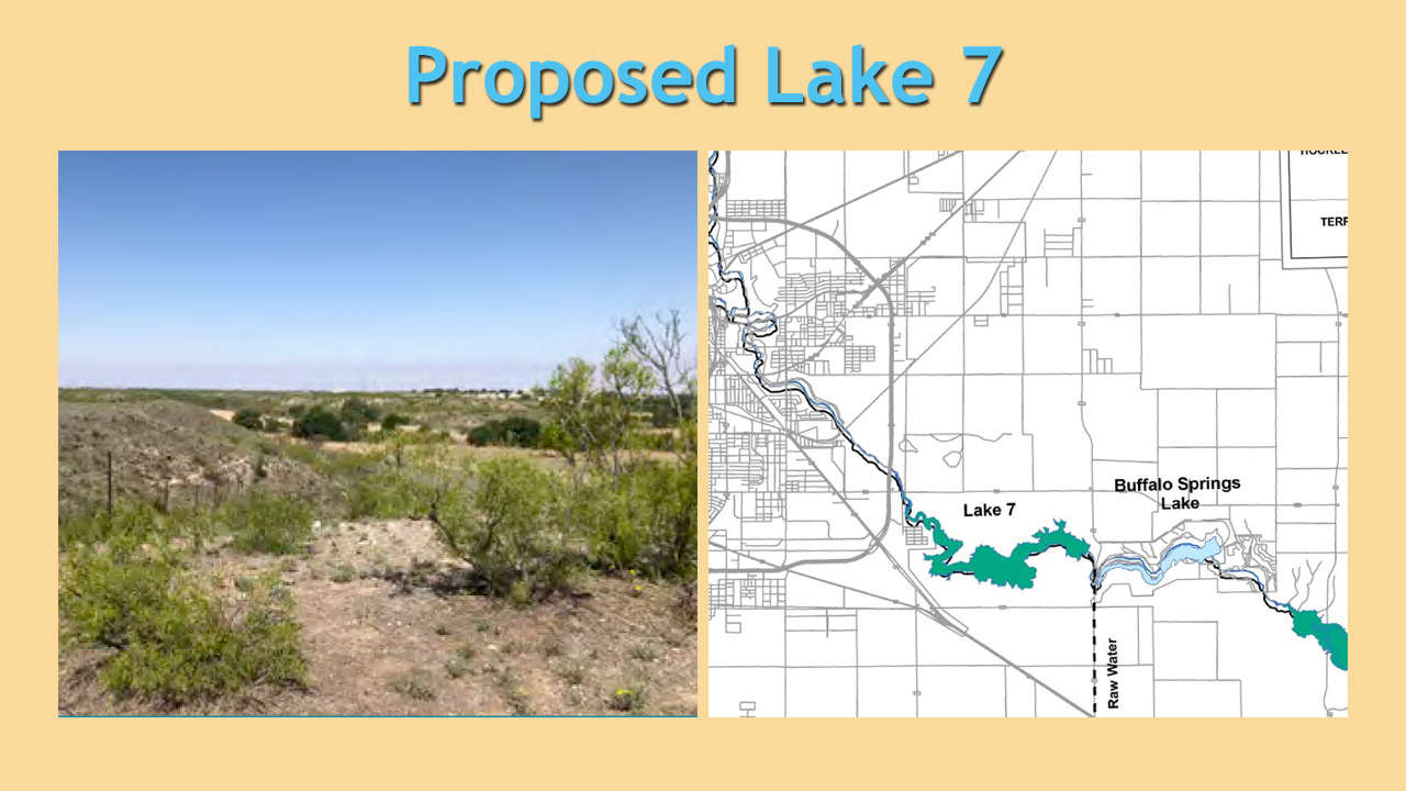 Proposed Lake 7 in the Jim Bertram Canyon Lake System, Lubbock, Texas