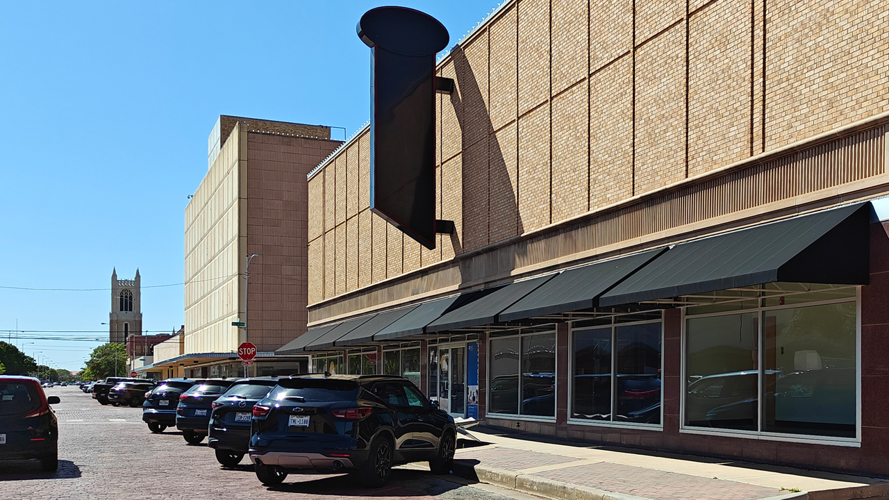 Former location of Reagor Dykes in downtown Lubbock, Texas