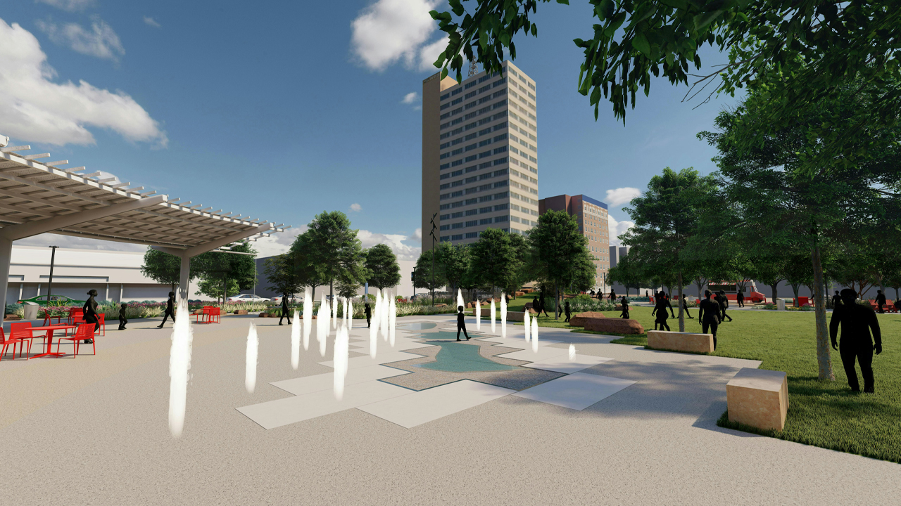 Update on Downtown Lubbock Park, which when finished, should help downtown’s ongoing comeback