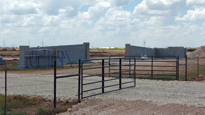 West Texas State Veterans Cemetery construction in Lubbock