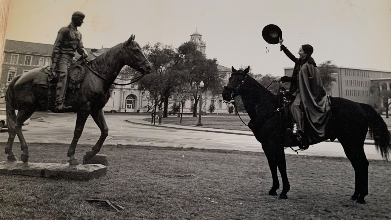 Anne Lynch, first female Masked Rider