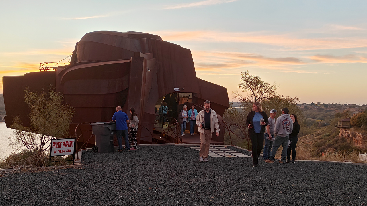 Steel Home in Ransom Canyon near Lubbock, Texas