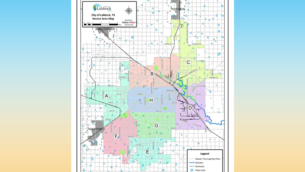 Impact fee area map