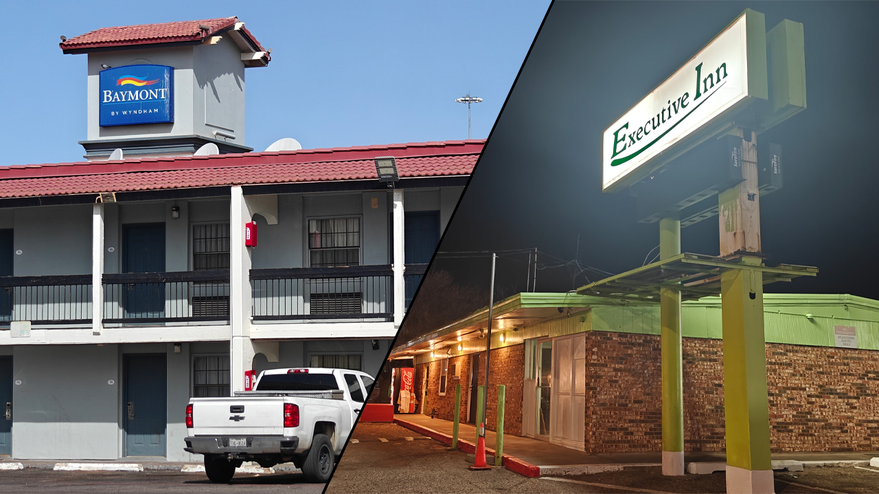 Baymont Inn and Executive Inn, composite image, Lubbock, Texas