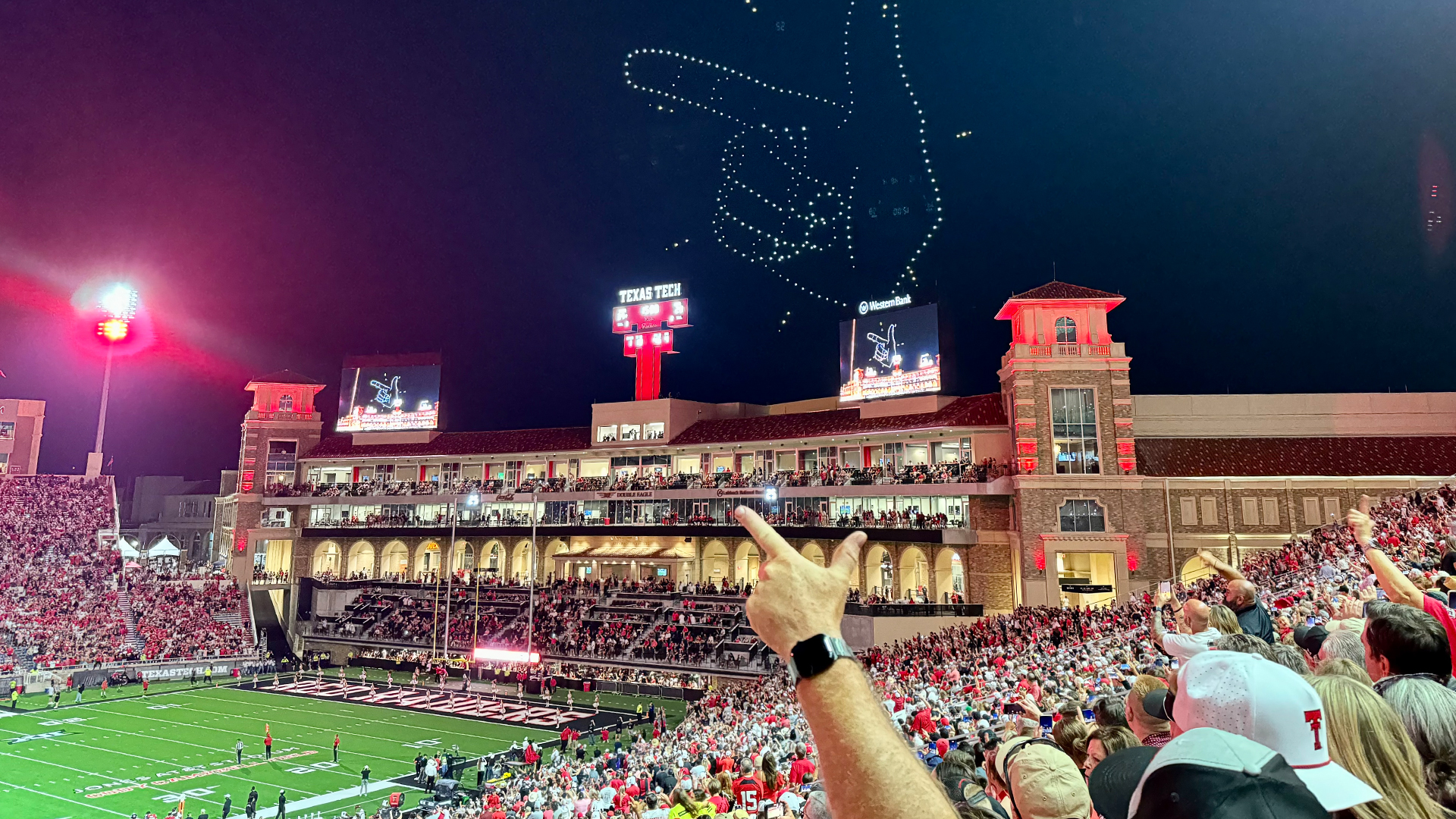Texas Tech sports, football in Lubbock, Texas.