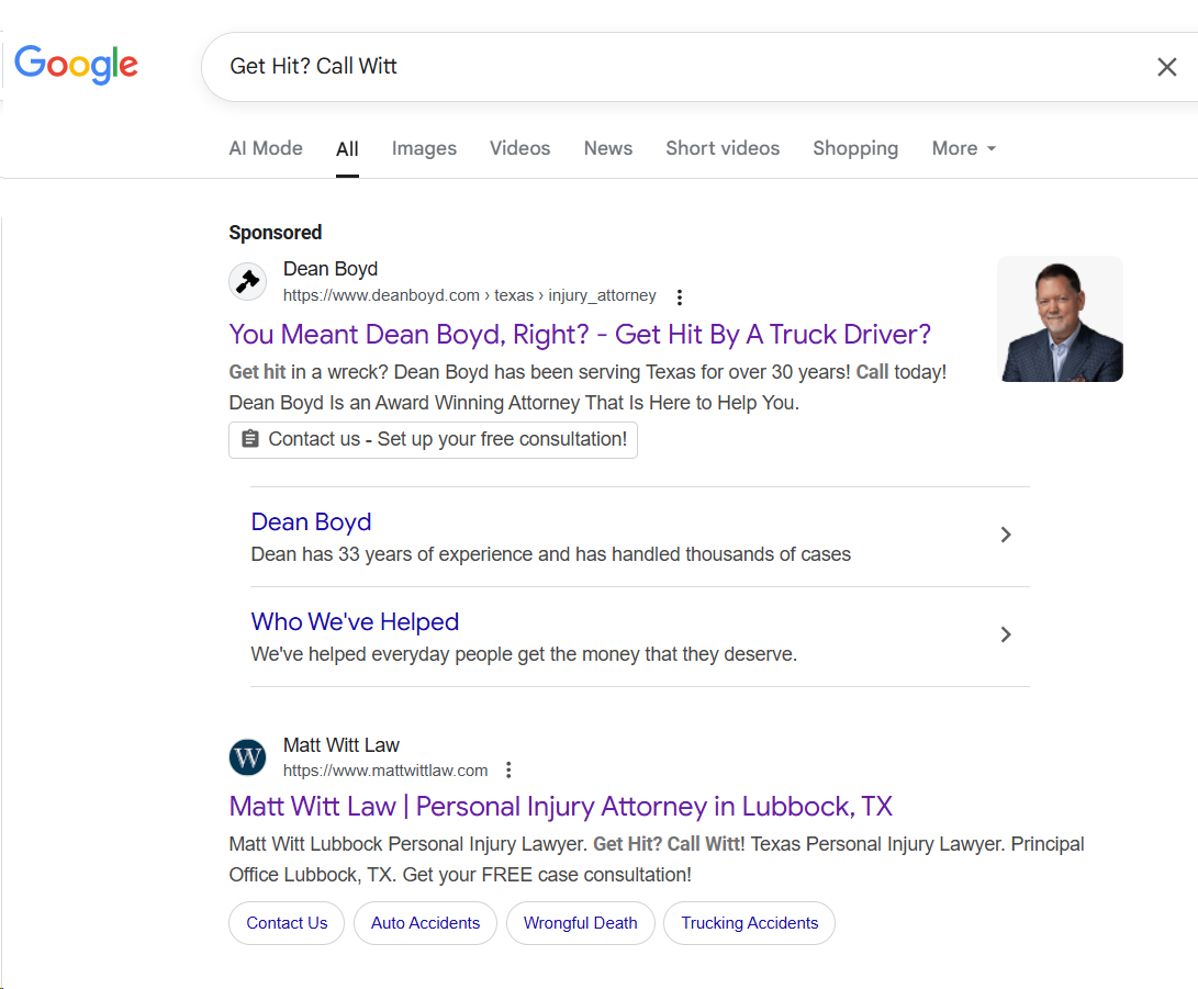 Witt v Boyd lawsuit in Lubbock, Texas